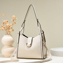 將圖片載入圖庫檢視器 JM-840 包包女2023新款荔枝纹软皮托特包休闲水桶包百搭单肩斜挎手提包