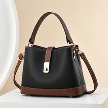 將圖片載入圖庫檢視器 JM-829 精致mini帆布撞色小水桶包女2023斜挎包时尚休闲手提单肩包