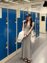 將圖片載入圖庫檢視器 JMA-990 辣妹性感红色吊带连衣裙女 夏季新款小个子修身A字裙长裙裙子