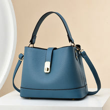 將圖片載入圖庫檢視器 JM-829 精致mini帆布撞色小水桶包女2023斜挎包时尚休闲手提单肩包