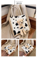 將圖片載入圖庫檢視器 JM-1141 新款ins可爱小熊日系帆布女包包百搭手提少女麻布小布包学生