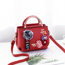 將圖片載入圖庫檢視器 JM-661 工厂直销三朵花手提包女包2022新款时尚单肩斜跨小包