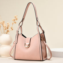 將圖片載入圖庫檢視器 JM-840 包包女2023新款荔枝纹软皮托特包休闲水桶包百搭单肩斜挎手提包