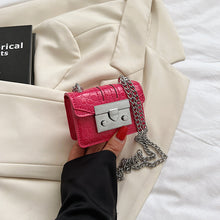 將圖片載入圖庫檢視器 JM-1429 简约小众时尚迷你链条小包包女 新款韩系小方包单肩斜挎包