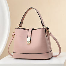 將圖片載入圖庫檢視器 JM-829 精致mini帆布撞色小水桶包女2023斜挎包时尚休闲手提单肩包