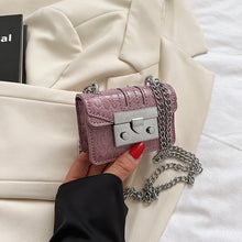 將圖片載入圖庫檢視器 JM-1429 简约小众时尚迷你链条小包包女 新款韩系小方包单肩斜挎包