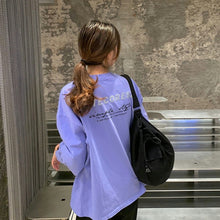 將圖片載入圖庫檢視器 CL-420 韓版衛衣女字母印花學生 上衣