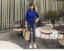 將圖片載入圖庫檢視器 JM-860 2023新款韩版女士手提公文包OL商务通勤单肩帆布大包包女
