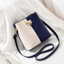 將圖片載入圖庫檢視器 JM-399 秋冬新款時尚寬帶單肩斜挎包質感網紅水桶包 女包
