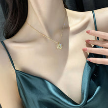 將圖片載入圖庫檢視器 JME-929 彩金项链女保色锁骨链学生森系清新网红圆环吊坠潮
