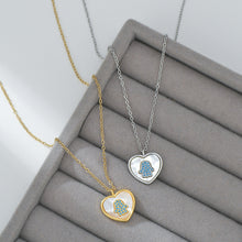 將圖片載入圖庫檢視器 JME-1044 真金电镀微镶锆石气质锁骨链女小众设计感贝壳爱心项链精致颈链潮
