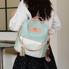 將圖片載入圖庫檢視器 JM-1187 牛津布双肩包超火百搭防盗三用包韩版大容量休闲旅行书包单肩包
