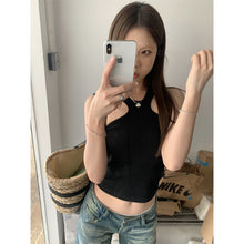 將圖片載入圖庫檢視器 LXFS8295 辣妹針織吊帶背心女夏季內搭緊身打底短款美背外穿性感 上衣
