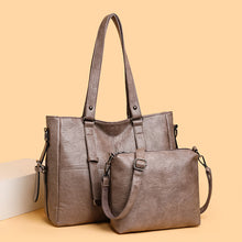 將圖片載入圖庫檢視器 JM-1397 百搭通勤托特包女包 新款女士包包时尚大容量单肩包手拎斜挎包
