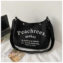 將圖片載入圖庫檢視器 JM-1188 宽带帆布大包包女包 新款洋气休闲大容量单肩斜挎包洋气托特包
