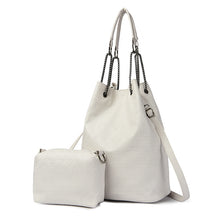 將圖片載入圖庫檢視器 JM-1217新款托特子母包女士大包容量纯色手提单肩包手提大包
