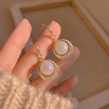 將圖片載入圖庫檢視器 JME-698 925银针韩版淑女长款珍珠耳坠ins网红甜美温柔气质高级感耳环耳饰
