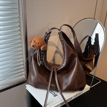 將圖片載入圖庫檢視器 JM-1392 感复古美拉德包包女 新款通勤单肩包休闲简约大容量托特包
