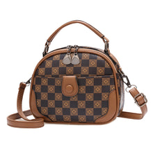 將圖片載入圖庫檢視器 JM-392 輕奢包新款百搭小圓包時尚圓形斜挎單肩包小眾印花手提包 女包
