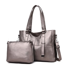 將圖片載入圖庫檢視器 JM-1397 百搭通勤托特包女包 新款女士包包时尚大容量单肩包手拎斜挎包
