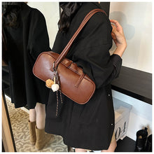 將圖片載入圖庫檢視器 JM-1420 便携手提大容量托特包女 秋冬复古时尚单肩包小众设计潮流女包
