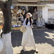 將圖片載入圖庫檢視器 JMA-840 实拍实价 春夏小清新甜美白色吊带连衣裙百搭内搭约会初恋裙
