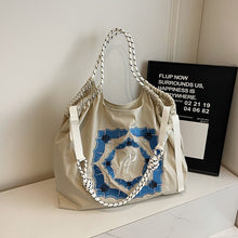 將圖片載入圖庫檢視器 JM-1398 时尚大容量复古轻便手提袋包包女 秋冬新款刺绣通勤单肩斜挎包
