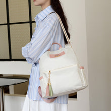 將圖片載入圖庫檢視器 JM-1187 牛津布双肩包超火百搭防盗三用包韩版大容量休闲旅行书包单肩包
