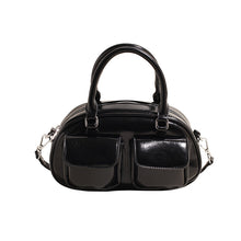 將圖片載入圖庫檢視器 JM-1394 韩版潮流小众设计腋下法棍包女 秋季新款单肩波士顿包保龄球包
