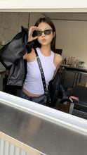 將圖片載入圖庫檢視器 LXFS8295 辣妹針織吊帶背心女夏季內搭緊身打底短款美背外穿性感 上衣
