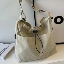 將圖片載入圖庫檢視器 JM-1464托特包上课通勤斜挎包 新款休闲大包包女时尚布包单肩包大容量
