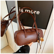 將圖片載入圖庫檢視器 JM-1420 便携手提大容量托特包女 秋冬复古时尚单肩包小众设计潮流女包
