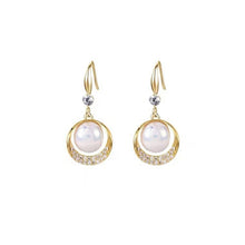 將圖片載入圖庫檢視器 JME-698 925银针韩版淑女长款珍珠耳坠ins网红甜美温柔气质高级感耳环耳饰
