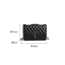 將圖片載入圖庫檢視器 JM-1037 小香风包包2024 女包菱格链条包时尚百搭ins斜挎包单肩包小包
