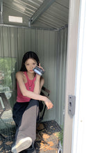 將圖片載入圖庫檢視器 LXFS8295 辣妹針織吊帶背心女夏季內搭緊身打底短款美背外穿性感 上衣
