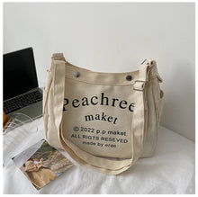 將圖片載入圖庫檢視器 JM-1188 宽带帆布大包包女包 新款洋气休闲大容量单肩斜挎包洋气托特包
