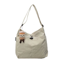 將圖片載入圖庫檢視器 JM-1464托特包上课通勤斜挎包 新款休闲大包包女时尚布包单肩包大容量
