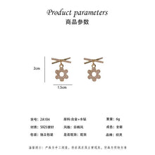 將圖片載入圖庫檢視器 JME-063 925银针时尚花朵满钻耳环 女士轻奢镶钻时尚韩版百搭耳钉饰品
