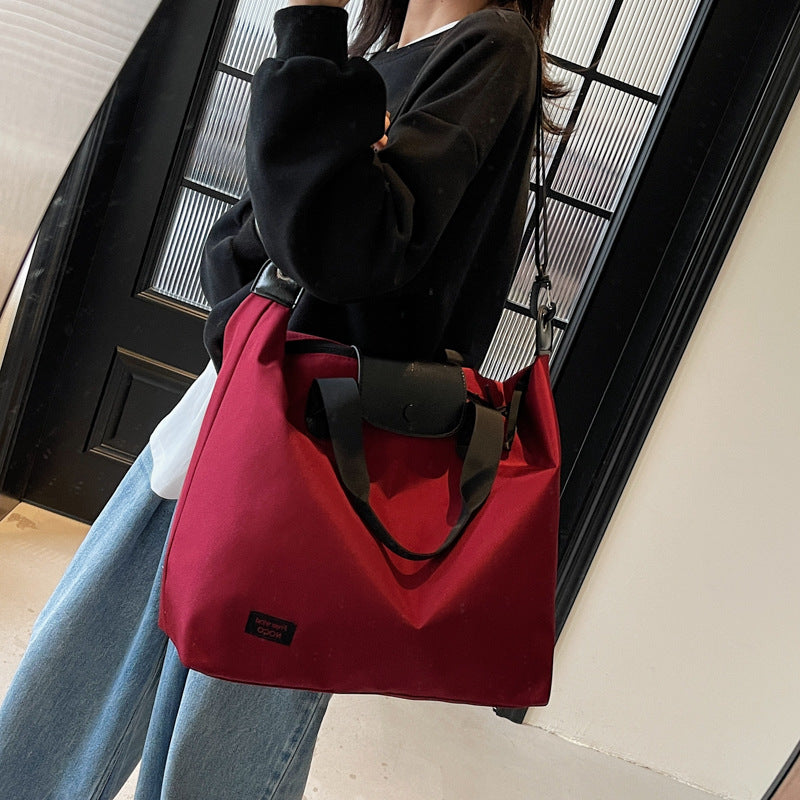JM-1377 小众时尚大容量腋下托特包包女 新款妈咪包外出瑜伽包潮单肩包