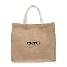 將圖片載入圖庫檢視器 JM-1189 新手提女包短途旅行包跨境麻布手提包欧美时尚包包一件代发
