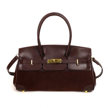 將圖片載入圖庫檢視器 JM-1396 复古高级质感软皮包包女 新款大容量通勤单肩腋下包手提凯莉包
