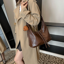 將圖片載入圖庫檢視器 JM-1392 感复古美拉德包包女 新款通勤单肩包休闲简约大容量托特包
