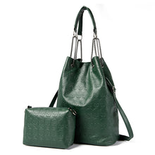 將圖片載入圖庫檢視器 JM-1217新款托特子母包女士大包容量纯色手提单肩包手提大包
