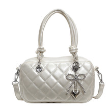 將圖片載入圖庫檢視器 JM-1400 菱格洋气手提小包包女 新款枕头包时尚百搭链条通勤单肩斜挎包
