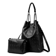 將圖片載入圖庫檢視器 JM-1217新款托特子母包女士大包容量纯色手提单肩包手提大包
