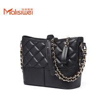 將圖片載入圖庫檢視器 JM-282 流行的新款時尚單肩斜挎女包小香風水桶包 女包
