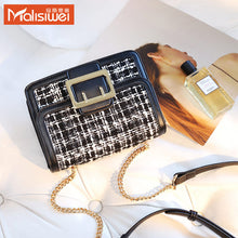 將圖片載入圖庫檢視器 JM-281 新款百搭鏈條時尚小包包單肩網紅小黑包 女包
