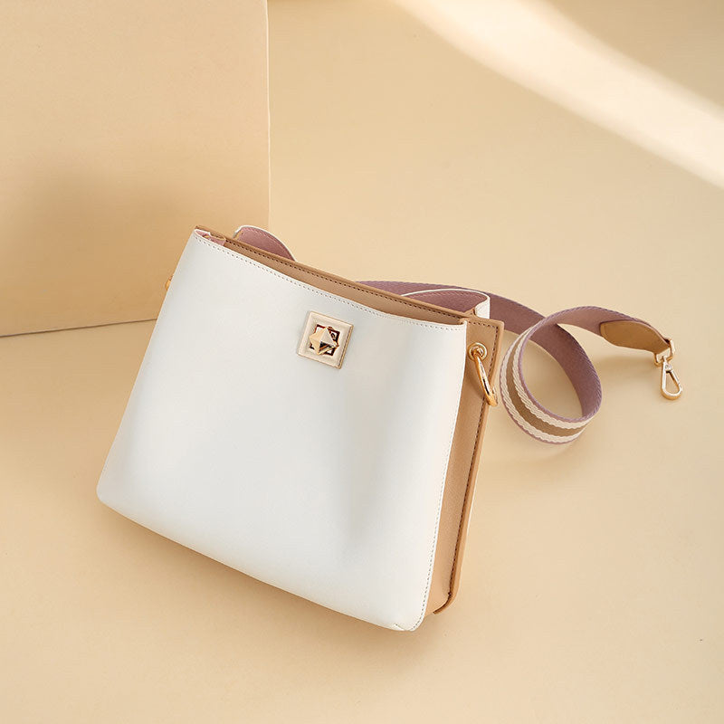 JM-305 時尚斜挎包百搭ins單肩包大容量水桶包 女包