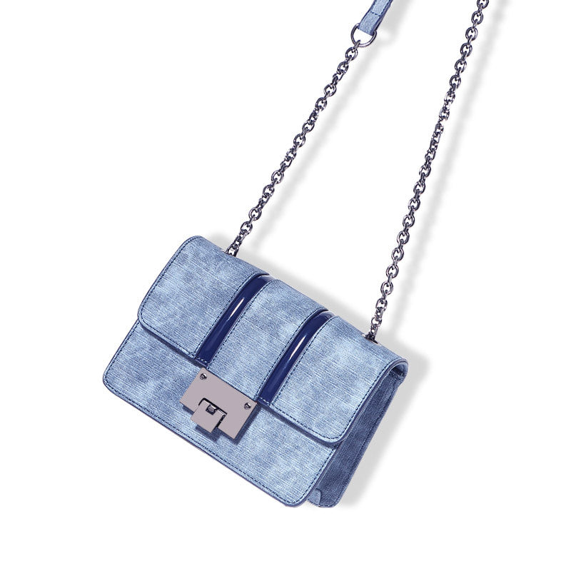 JM-294 春夏新款時尚百搭ins單肩斜挎小清新鏈條小包 女包