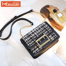 將圖片載入圖庫檢視器 JM-281 新款百搭鏈條時尚小包包單肩網紅小黑包 女包
